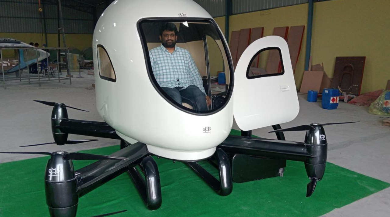 印度贡图尔初创公司Magnum Wings成功测试无人驾驶 eVTOL 原型机